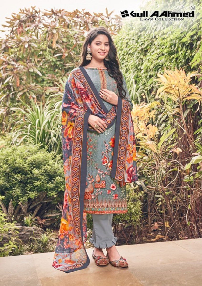 Gull Aahmed Noor Vol 1 Karachi Cotton Dress Material Catalog
